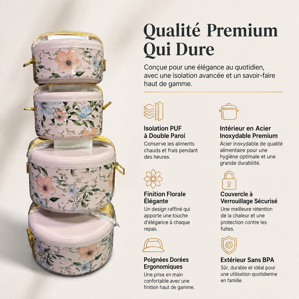 Ensemble de Marmites Isothermes Premium Aristoria – 4 Pièces